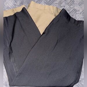 2 Pairs Haggar dress pants 40 x 30